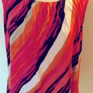 Calvin Klein Sleeveless Top/Shell - Multicolored - 2X NWT
